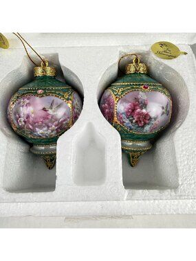 Lena Lius Treasury Of Jeweled Hummingbirds Ornaments 1998 Limited Edition Porcel
